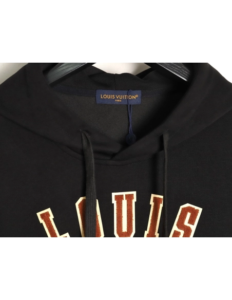 Louis Vuitton towel patch logo hooded sweatshirt TSK1,Louis Vuitton