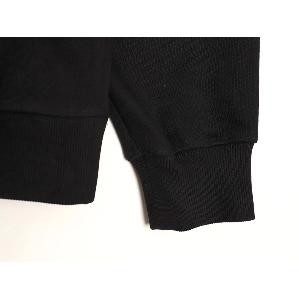 Prada triangle logo zipper faux pocket hoodie,Prada