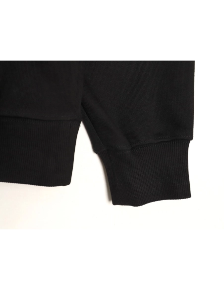 Prada triangle logo zipper faux pocket hoodie,Prada