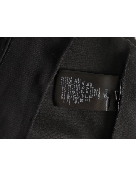 Fendi FF towel lettering pocket hooded sweatshirt,Fendi