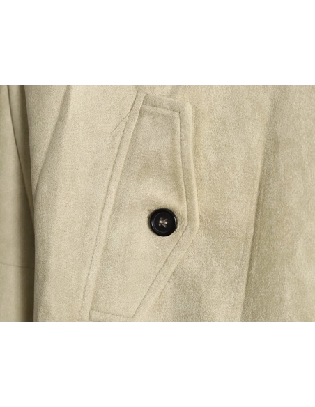 Prada stand collar suede jacket,Prada Jacket,Jacket,APPAREL