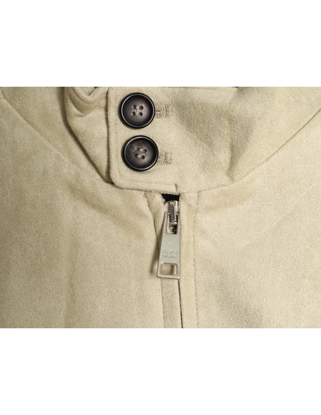 Prada stand collar suede jacket,Prada Jacket,Jacket,APPAREL