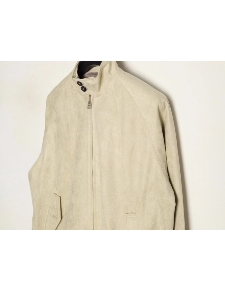 Prada stand collar suede jacket,Prada Jacket,Jacket,APPAREL