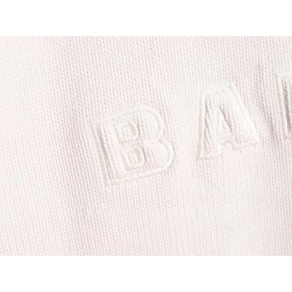 Balenciaga Ring 3D Patch Sweater,Balenciaga Sweatshirt,Sweatshirt,APPAREL