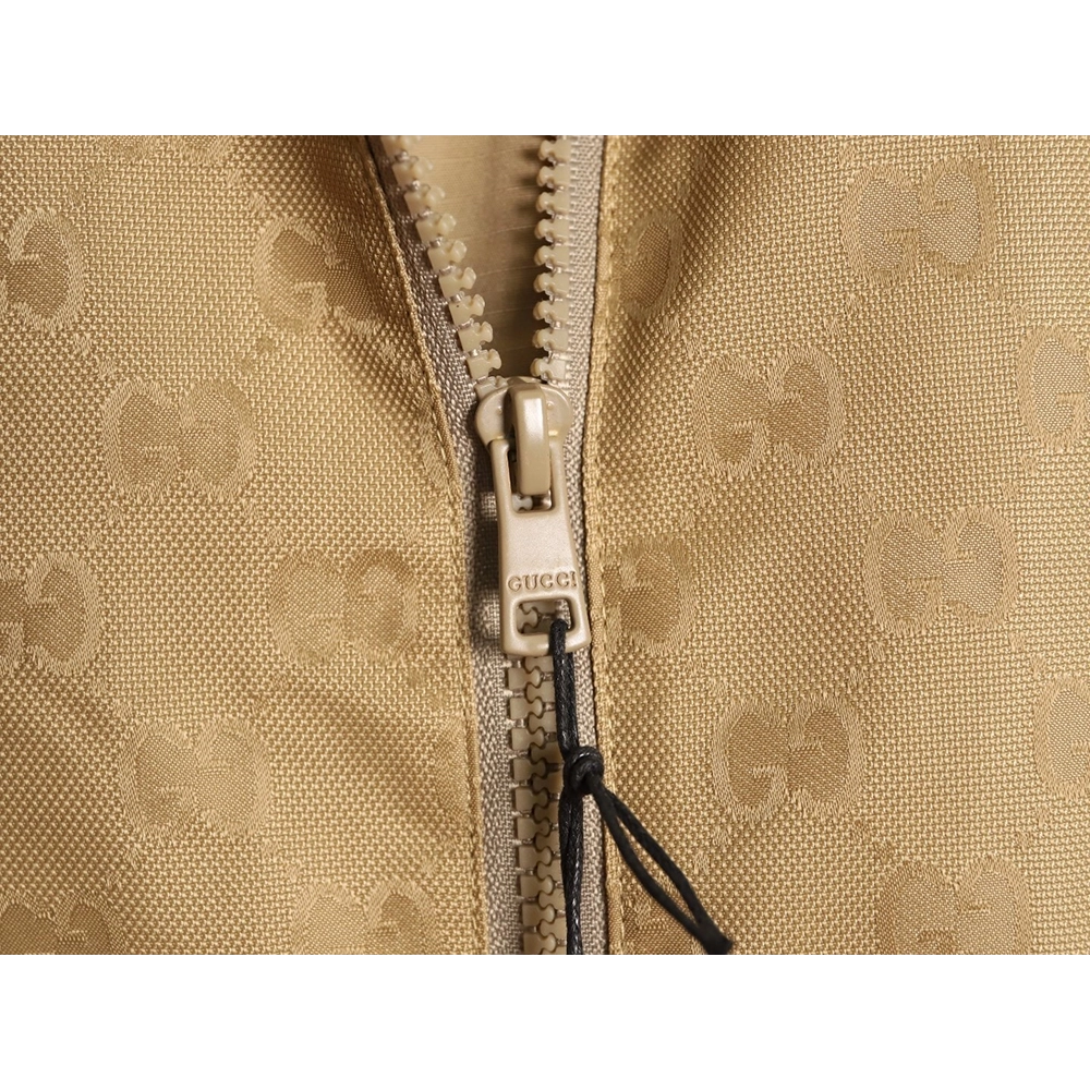 Gucci patchwork monogram hooded trench coat,Gucci Jacket,Jacket,APPAREL