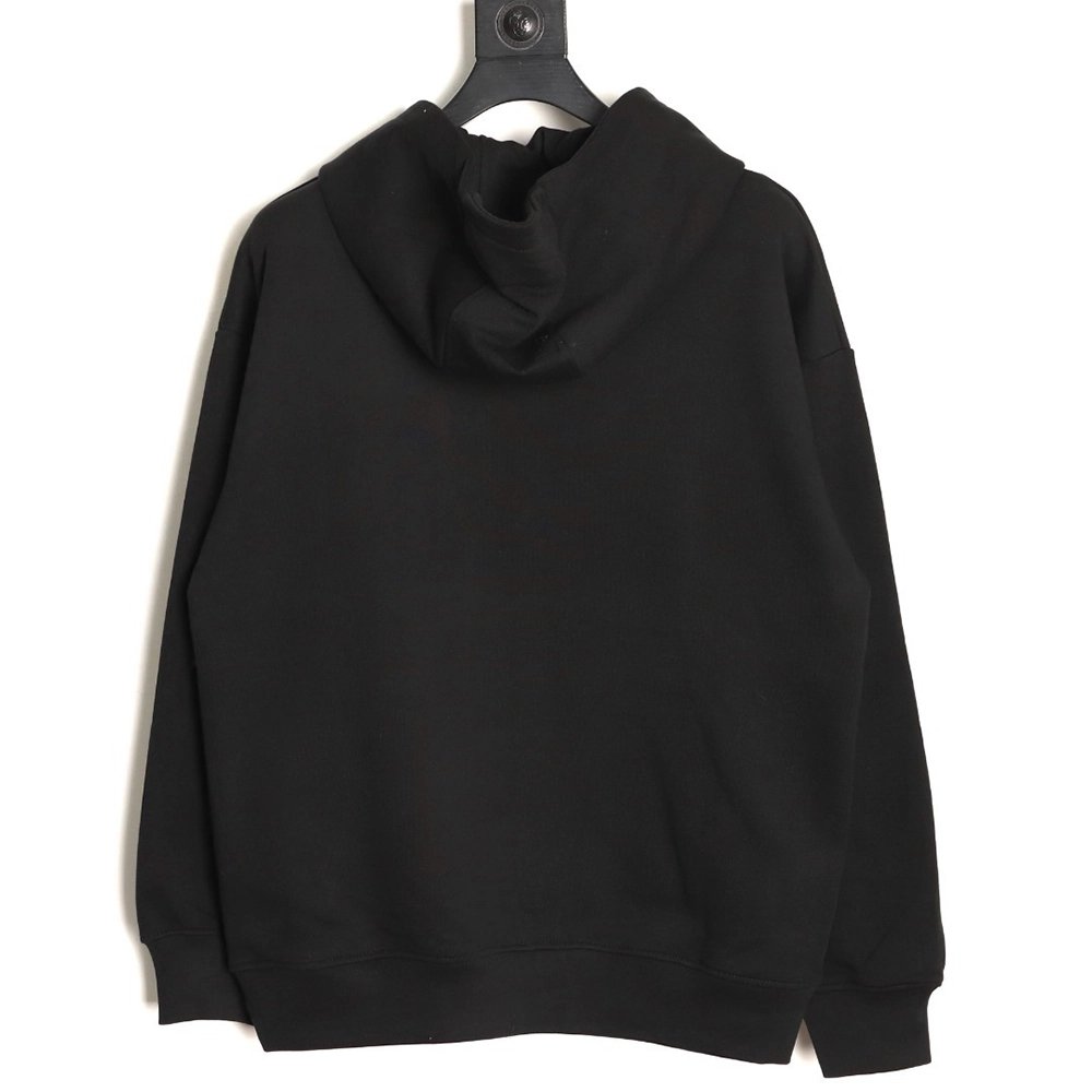 Gucci obscure lettering logo embroidered small label hooded sweatshirt,Gucci Sweatshirt,Sweatshirt,APPAREL