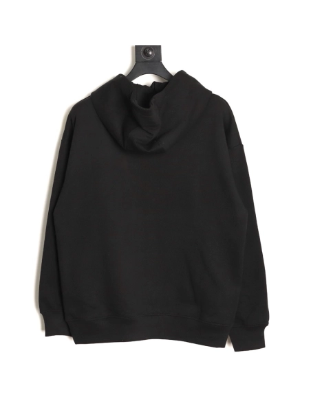 Gucci obscure lettering logo embroidered small label hooded sweatshirt,Gucci Sweatshirt,Sweatshirt,APPAREL