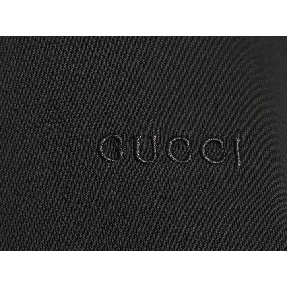 Gucci obscure lettering logo embroidered small label hooded sweatshirt,Gucci Sweatshirt,Sweatshirt,APPAREL