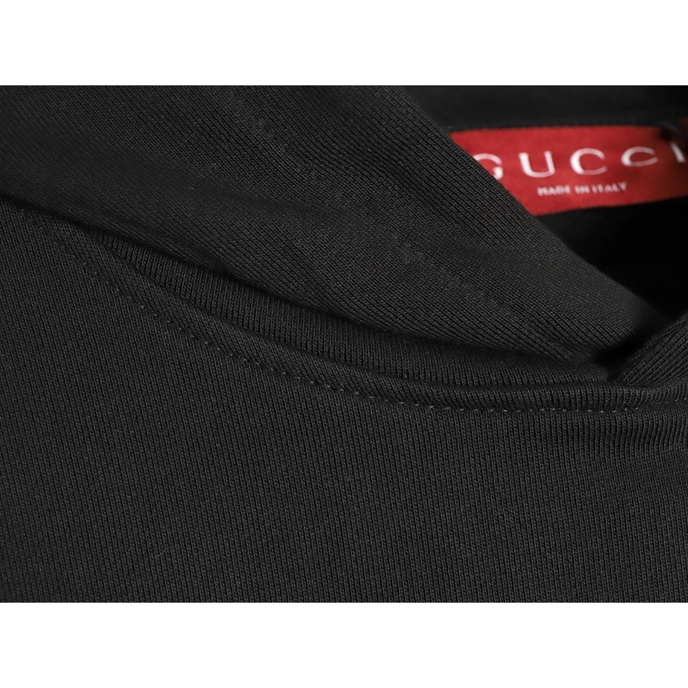 Gucci obscure lettering logo embroidered small label hooded sweatshirt,Gucci Sweatshirt,Sweatshirt,APPAREL