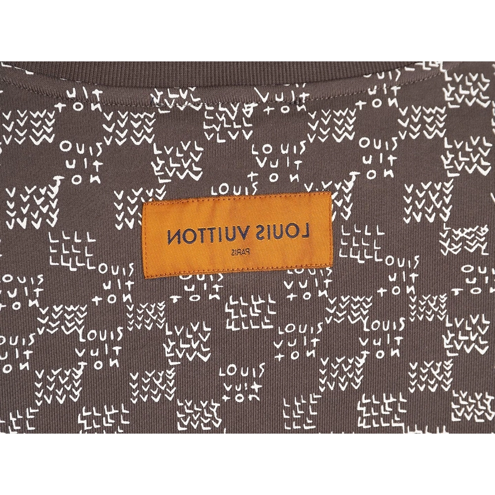 Louis Vuitton gradient airplane print crew neck sweatshirt,Louis Vuitton Sweatshirt,Sweatshirt,APPAREL