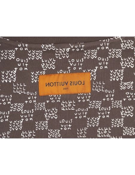 Louis Vuitton gradient airplane print crew neck sweatshirt,Louis Vuitton Sweatshirt,Sweatshirt,APPAREL