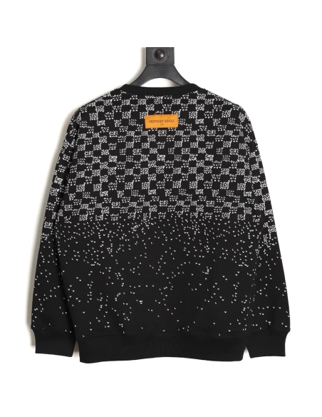 Louis Vuitton gradient airplane print crew neck sweatshirt,Louis Vuitton Sweatshirt,Sweatshirt,APPAREL