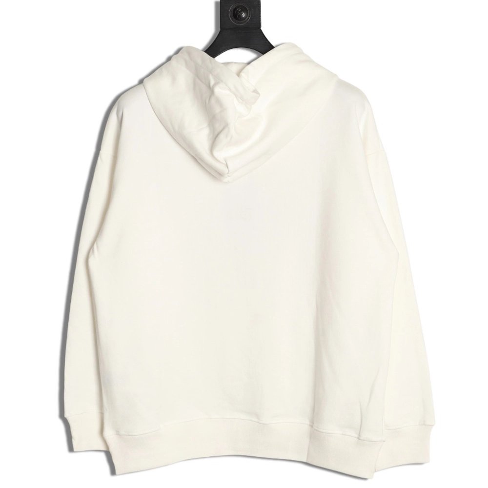 Fendi 3D mesh double F embroidered logo hooded sweatshirt,Fendi Sweatshirt,Sweatshirt,APPAREL