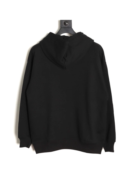 Fendi 3D mesh double F embroidered logo hooded sweatshirt,Fendi Sweatshirt,Sweatshirt,APPAREL