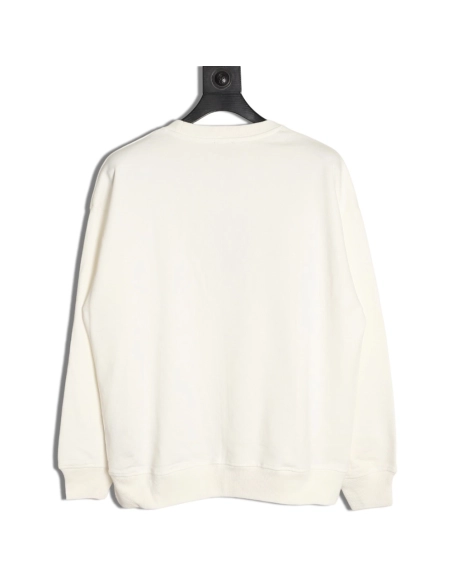 Fendi obscure double F letter embossed round neck sweatshirt,Fendi Sweatshirt,Sweatshirt,APPAREL