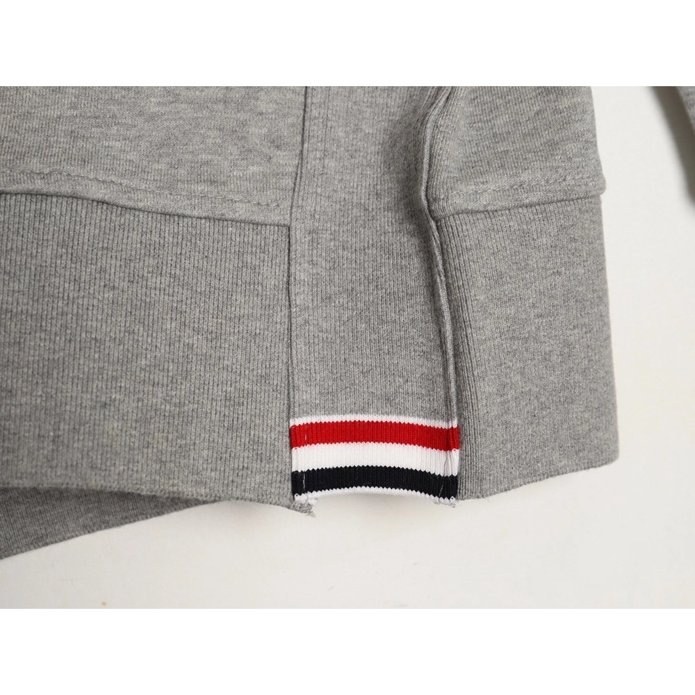 Thom Browne crew neck sweatshirt with webbing hem,Thom Browne Sweatshirt,Sweatshirt,APPAREL