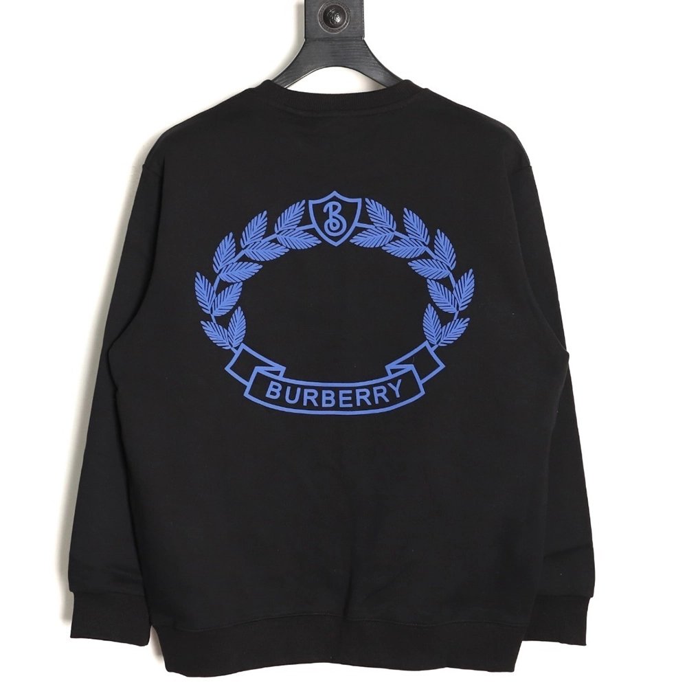 Burberry embroidered crewneck sweatshirt,Burberry Sweatshirt,Sweatshirt,APPAREL