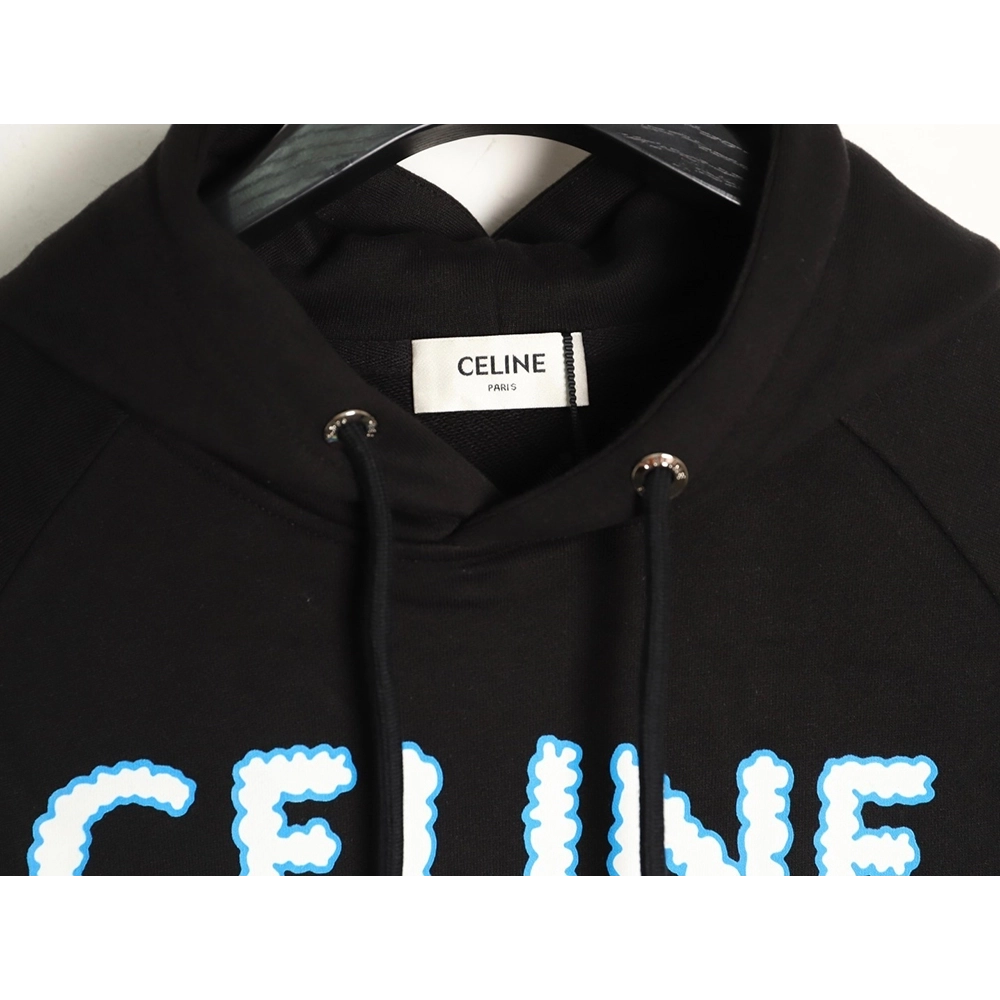 Celine Graffiti Painting New Flower Hoodie,Celine Hoodie,Hoodie,APPAREL