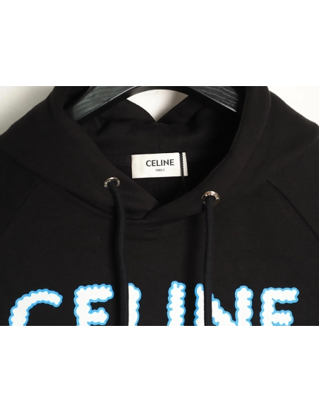 Celine Graffiti Painting New Flower Hoodie,Celine Hoodie,Hoodie,APPAREL