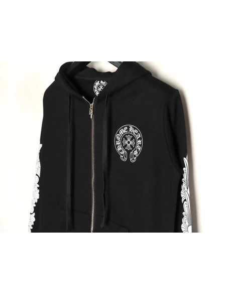 Chrome Hearts Kirin Arm Print ZipUp Jacket,Chrome Hearts Jacket,Jacket,APPAREL
