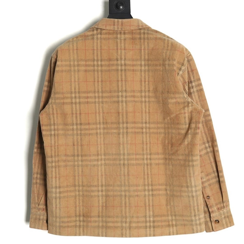 Burberry Corduroy Plaid Jacket,Burberry Jacket,Jacket,APPAREL