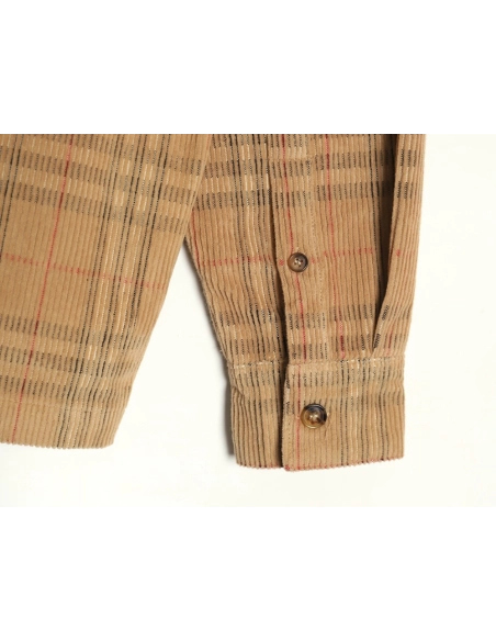 Burberry Corduroy Plaid Jacket,Burberry Jacket,Jacket,APPAREL