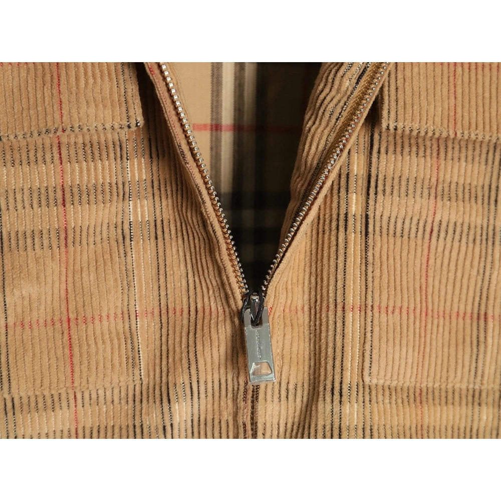 Burberry Corduroy Plaid Jacket,Burberry Jacket,Jacket,APPAREL