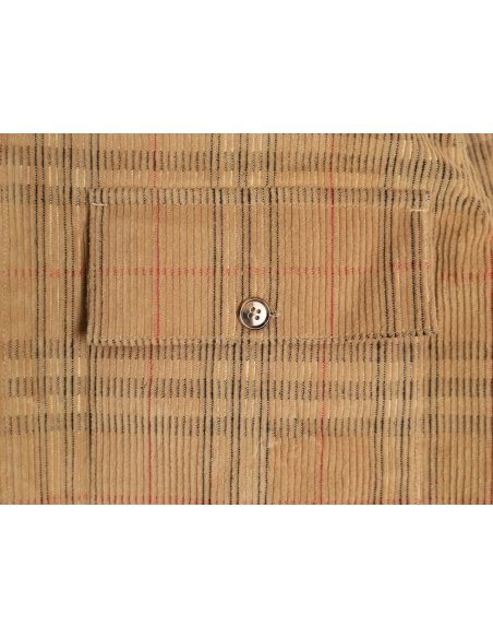 Burberry Corduroy Plaid Jacket,Burberry Jacket,Jacket,APPAREL