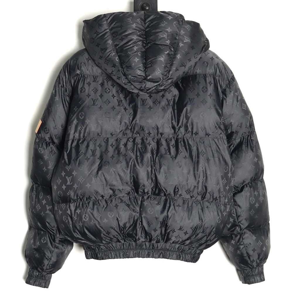 Louis Vuitton obscure armband hooded down jacket,Louis Vuitton Jacket,Jacket,APPAREL