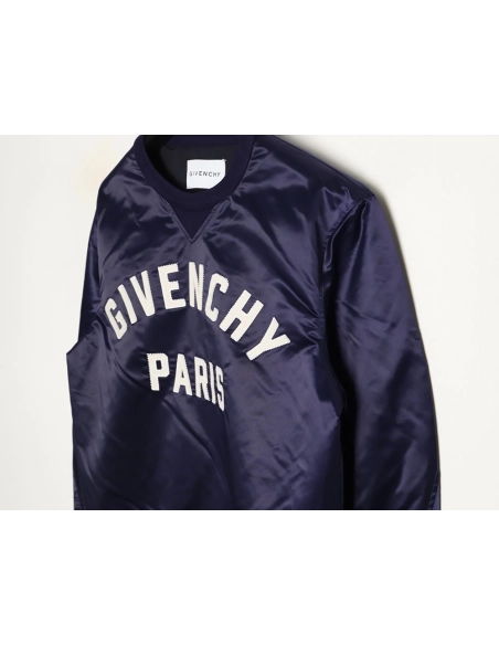 Givenchy Paris applique crewneck sweatshirt,Givenchy Sweatshirt,Sweatshirt,APPAREL