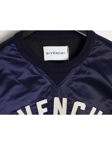 Givenchy Paris applique crewneck sweatshirt,Givenchy Sweatshirt,Sweatshirt,APPAREL