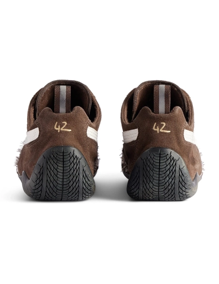 Balenciaga Speedcat Suede Brown White,BALENCIAGA SNEAKER,BALENCIAGA