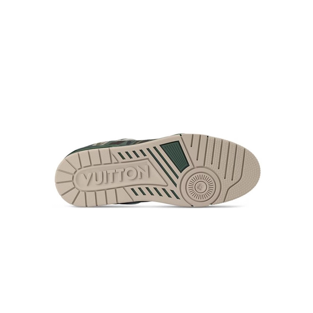 Louis Vuitton Trainer Camouflage Green 1AIKP0