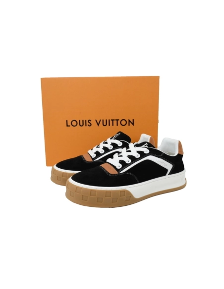Louis Vuitton LV Tilted Sneaker Coffee Black