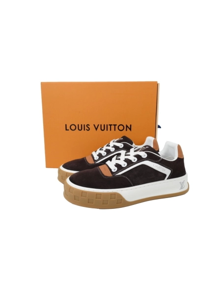Louis Vuitton LV Tilted Sneaker Coffee Brown