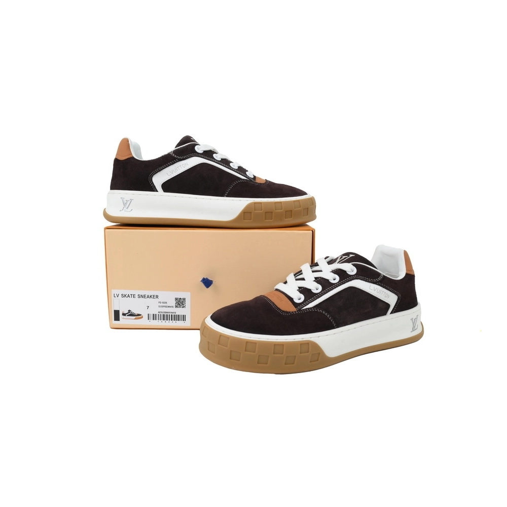 Louis Vuitton LV Tilted Sneaker Coffee Brown