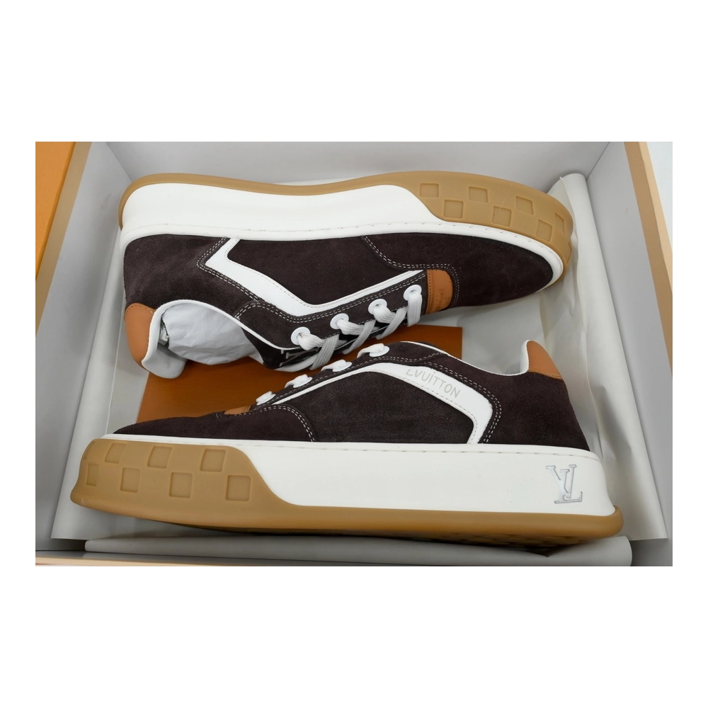 Louis Vuitton LV Tilted Sneaker Coffee Brown
