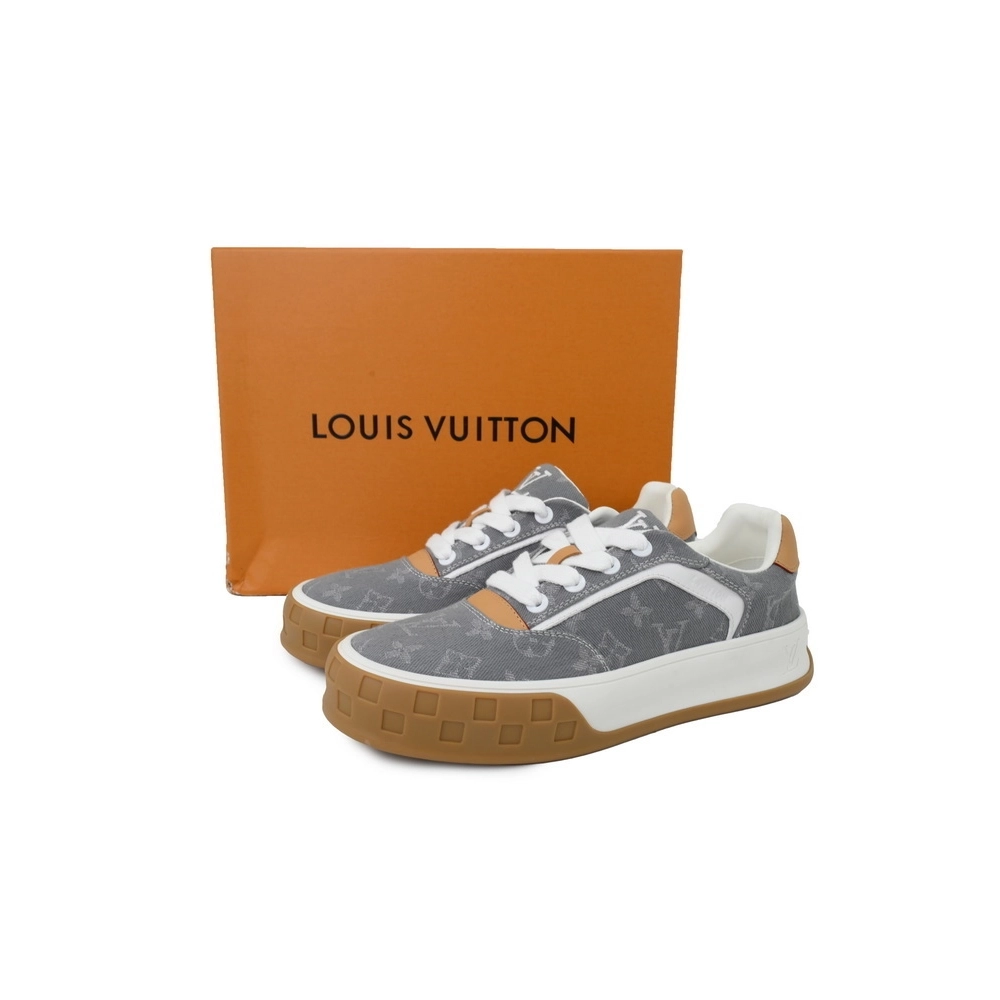 Louis Vuitton LV Tilted Sneaker Grey Print