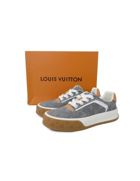 Louis Vuitton LV Tilted Sneaker Grey Print