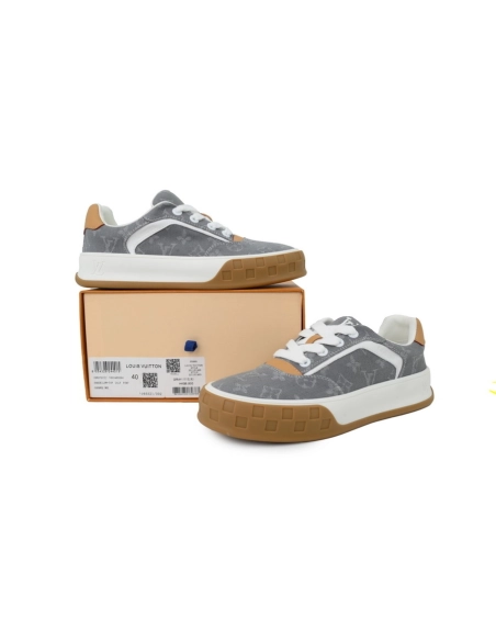 Louis Vuitton LV Tilted Sneaker Grey Print