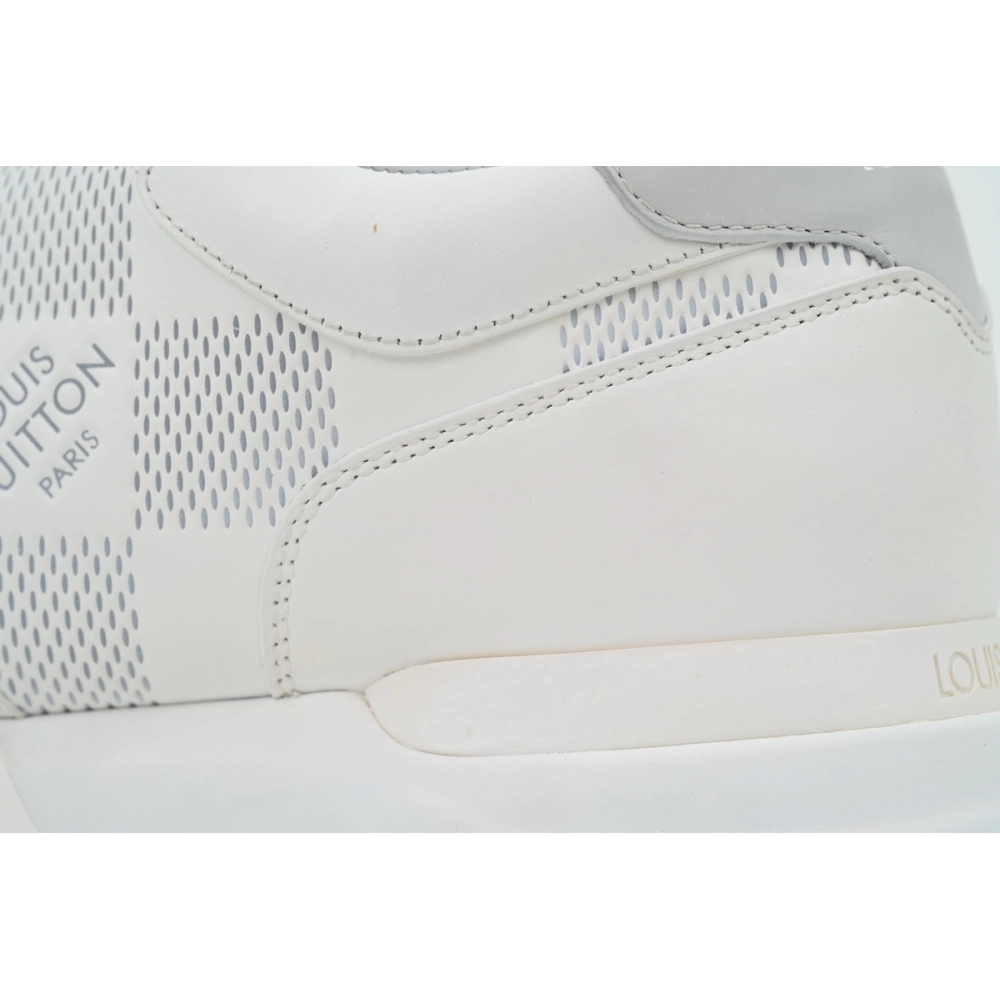 Louis Vuitton Runner Gray White Grid Pattern