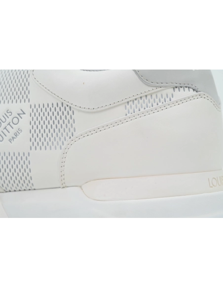 Louis Vuitton Runner Gray White Grid Pattern