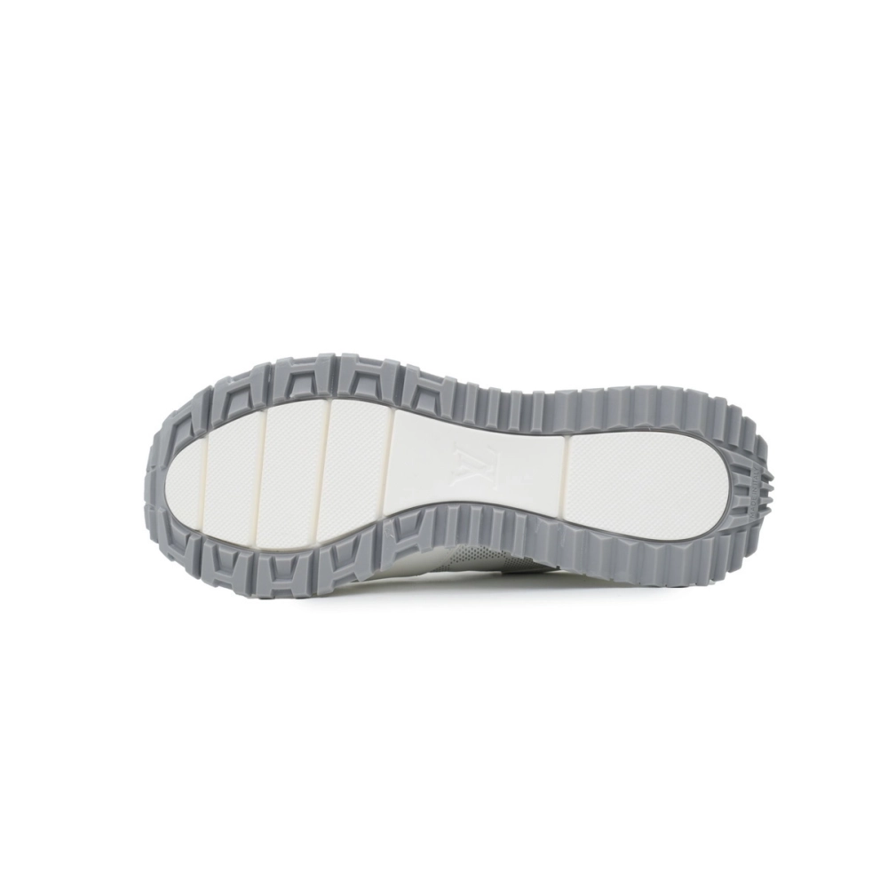 Louis Vuitton Runner Gray White Grid Pattern