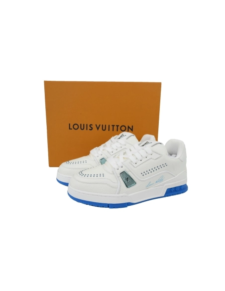 Louis Vuitton Trainer Sea Blue Rivets