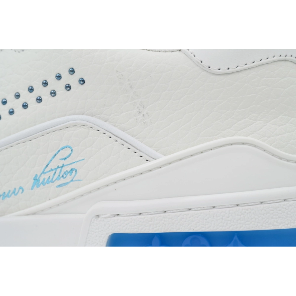 Louis Vuitton Trainer Sea Blue Rivets