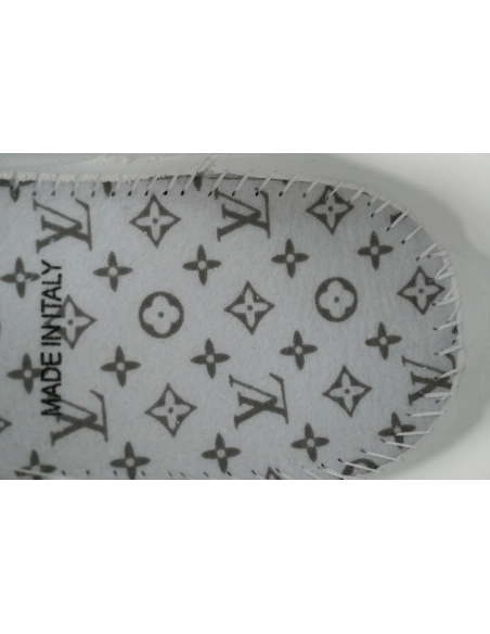 Louis Vuitton Trainer White Green Rivets