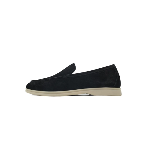 Loro Piana Bean Shoes Black