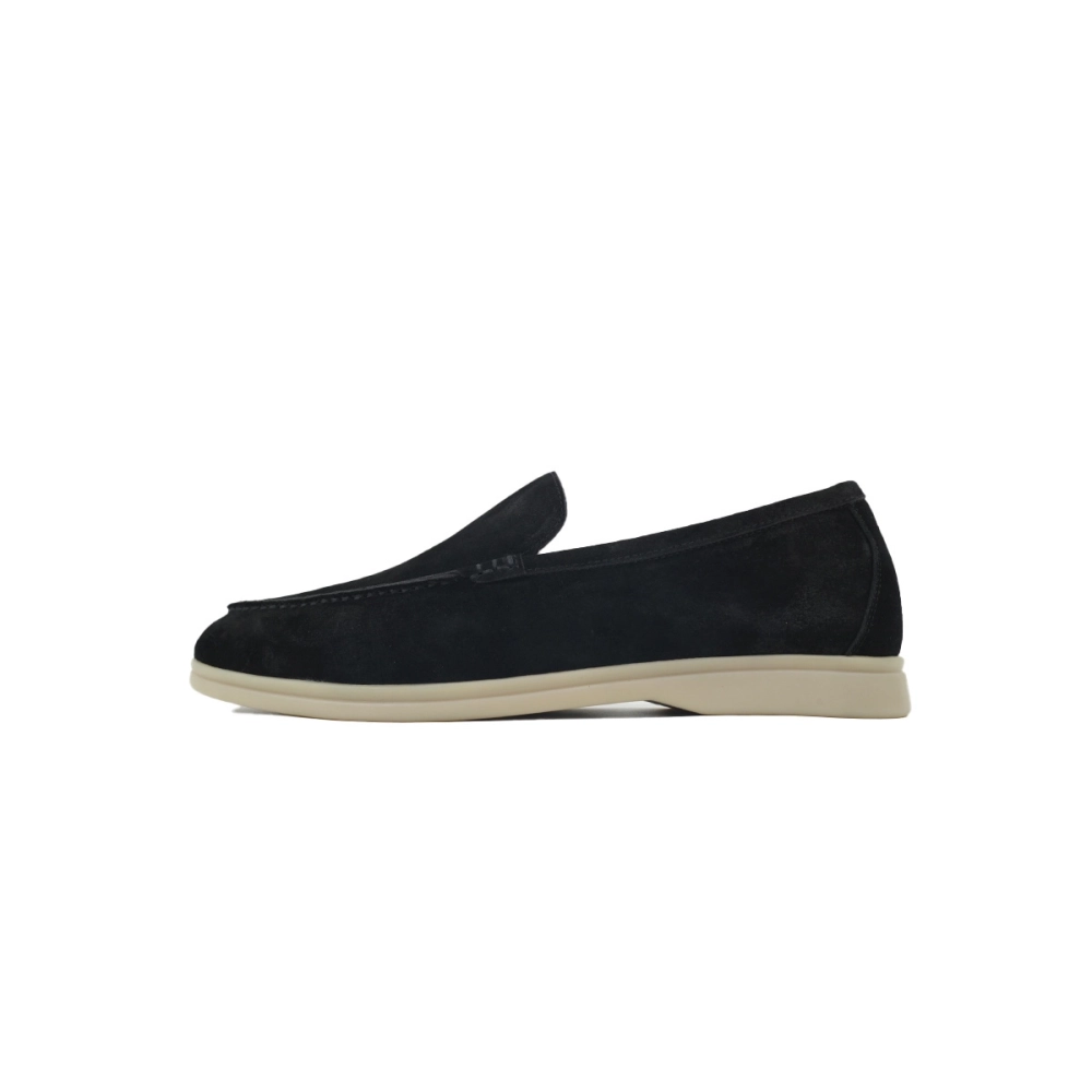 Loro Piana Bean Shoes Black