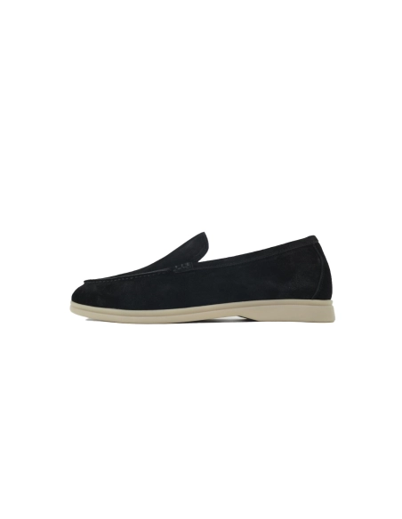Loro Piana Bean Shoes Black
