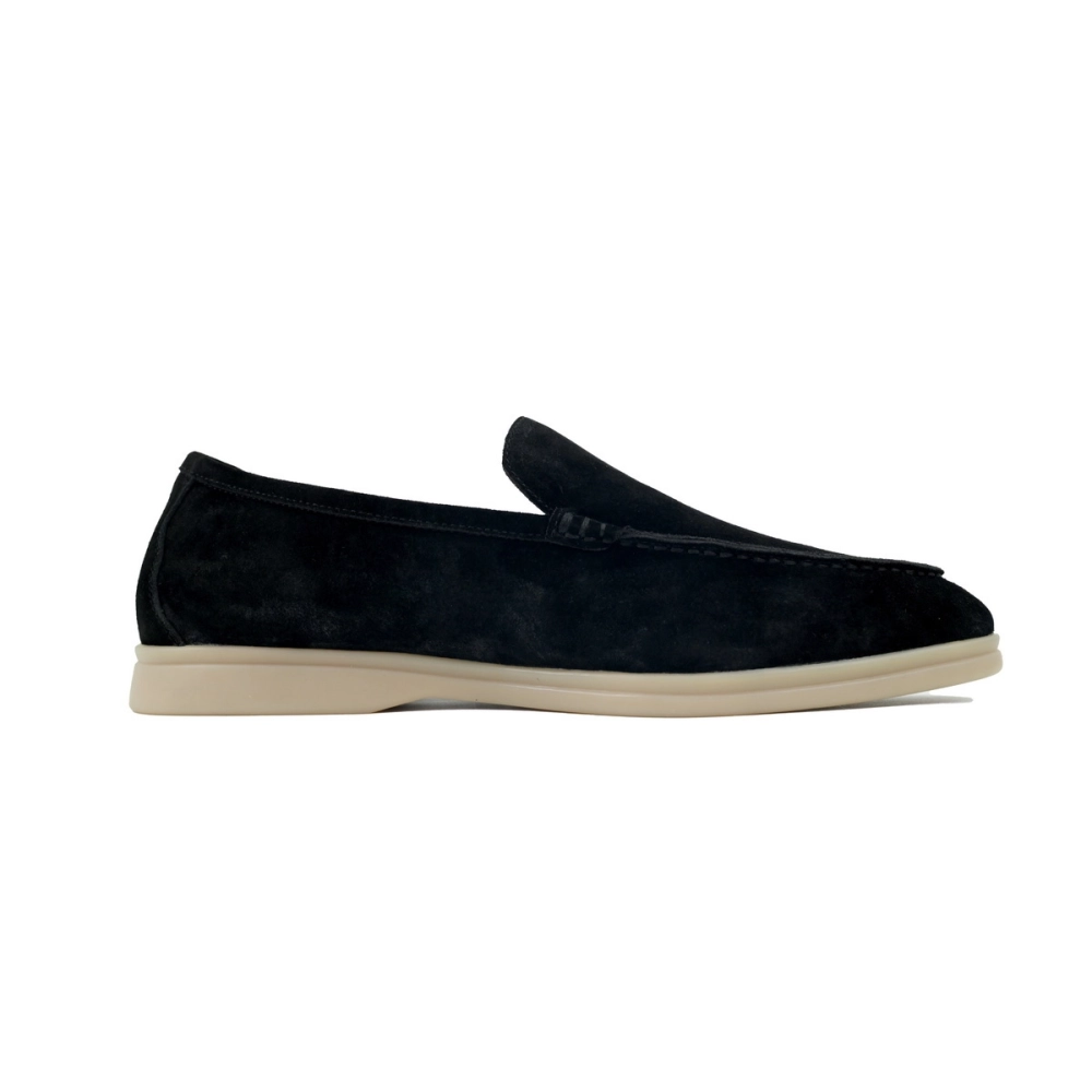 Loro Piana Bean Shoes Black